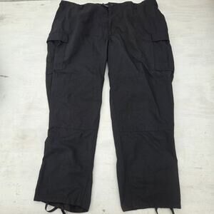 Propper Tactical Cargo Pants Mens 3XL/R Black Flat Front Outdoor Utility Pockets